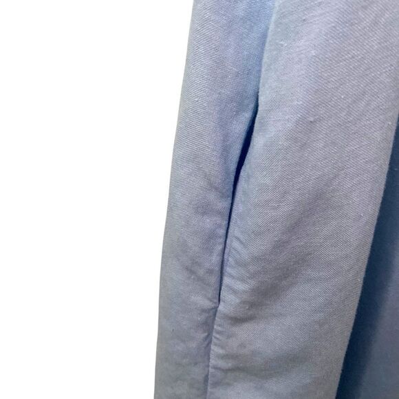 J.Marie Palmer Blue Dress with Floral Embroidery with Pockets in Size Small - Picture 8 of 11